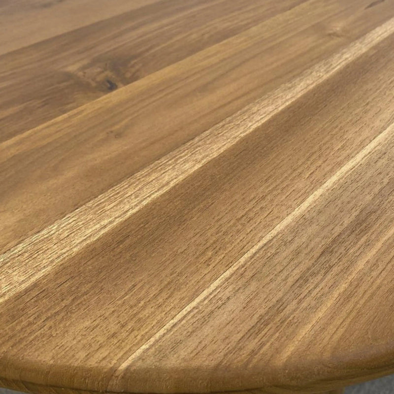 Cargue la imagen en el visor de la galería, Mesa Coffe De Centro Circular de Madera Para Interor Color Natural KENTANA -123727 CasaEaster
