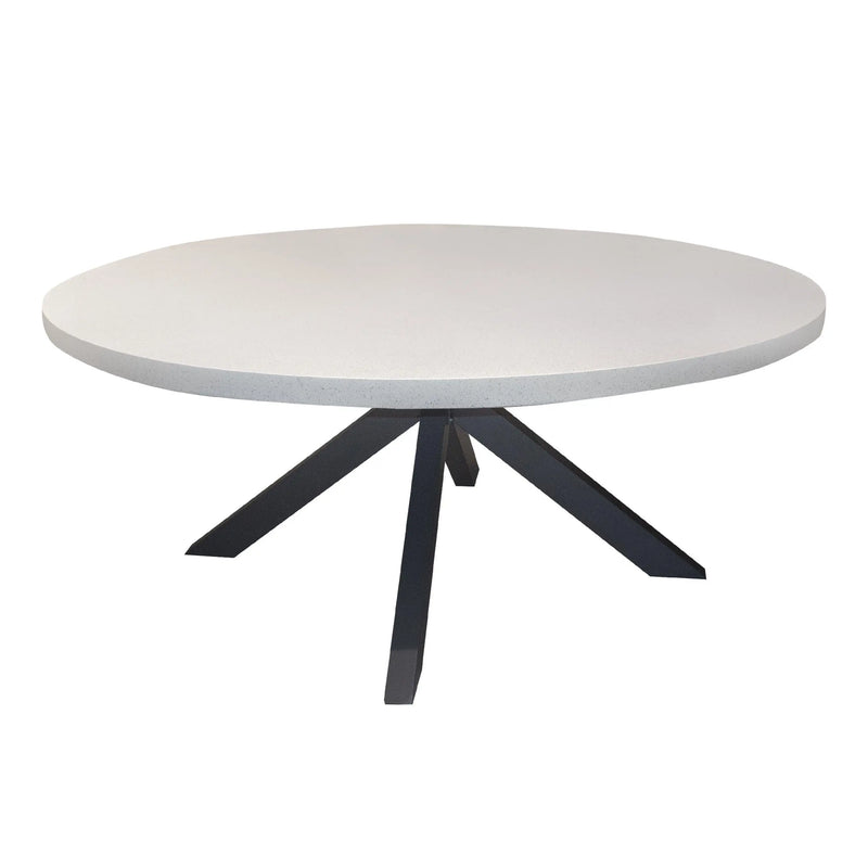 Cargue la imagen en el visor de la galería, Mesa Comedor redonda 1.5 para interior y exterior Color Carbon RIFT-60914A