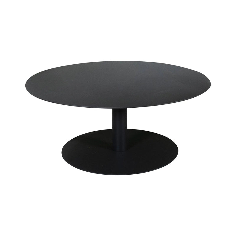 Cargue la imagen en el visor de la galería, Mesa De Centro Circular de Aluminio Color Carbon ESSO - 7067 CasaEaster