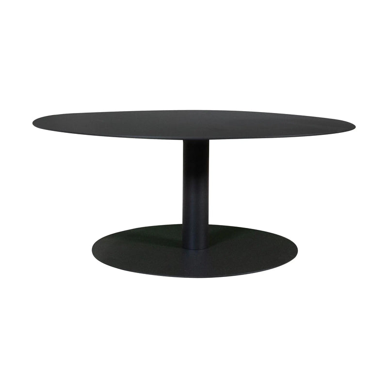 Cargue la imagen en el visor de la galería, Mesa De Centro Circular de Aluminio Color Carbon ESSO - 7067 CasaEaster