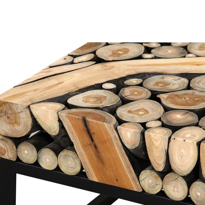 Cargue la imagen en el visor de la galería, Mesa De Centro Rectangular Color Natural VANITY-133733 CasaEaster