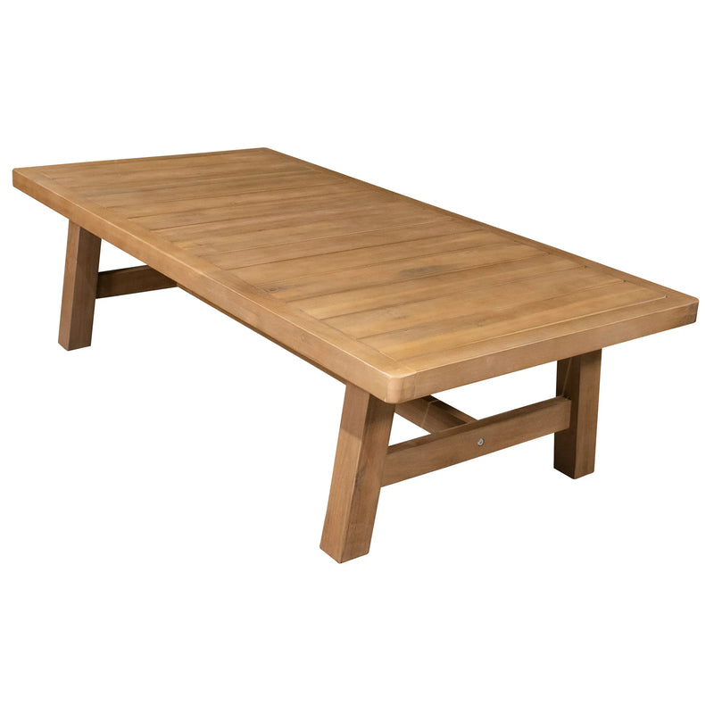 Cargue la imagen en el visor de la galería, Mesa De Centro Rectangular De Madera Teca Color Natural RIMINI - HUC7159 CasaEaster