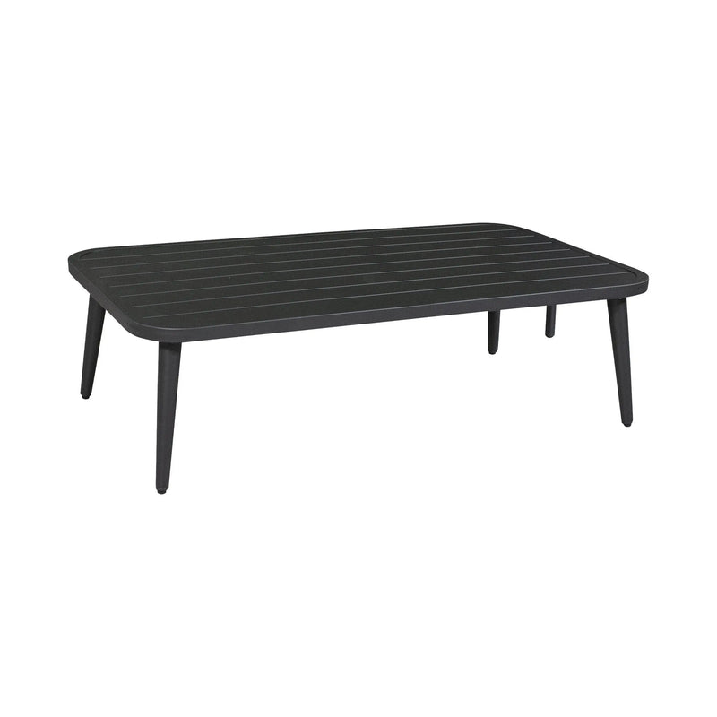 Cargue la imagen en el visor de la galería, Mesa De Centro Rectangular de Aluminio Color Charcoal JAVA 61374 CasaEaster