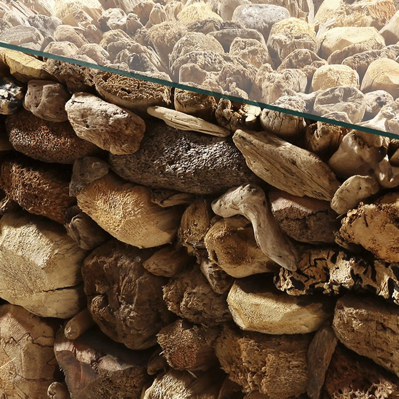 Cargue la imagen en el visor de la galería, Mesa De Centro Rectangular 1.13 M de Madera de Mangle natural BAKAU-131032