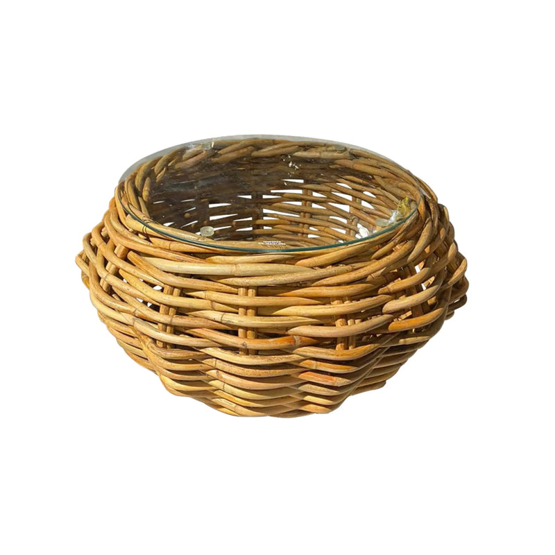 Cargue la imagen en el visor de la galería, Mesa De Centro de Estructura de Rattan Color Natural PASADENA - 33464 CasaEaster