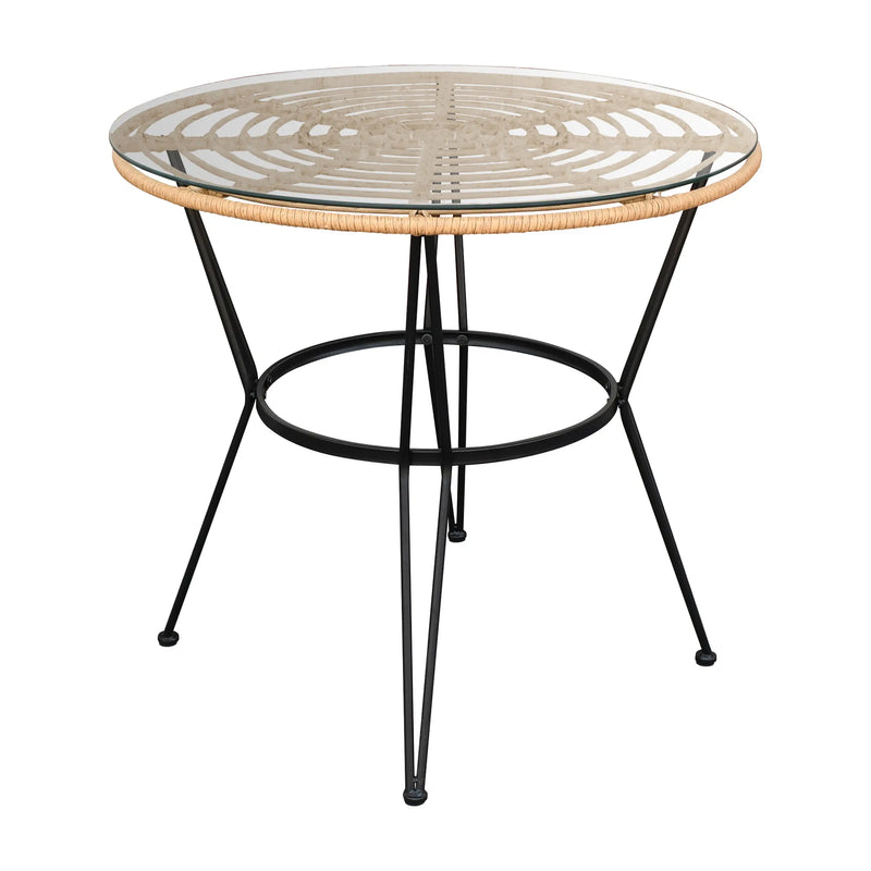 Cargue la imagen en el visor de la galería, Mesa De Comedor para interior y exterior de Aluminio Color Natural BAHAMA-RX1044M CasaEaster