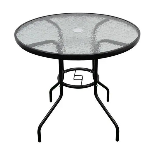 Mesa De Cristal Redonda 80 cms para exterior e interior MAX-SH1109