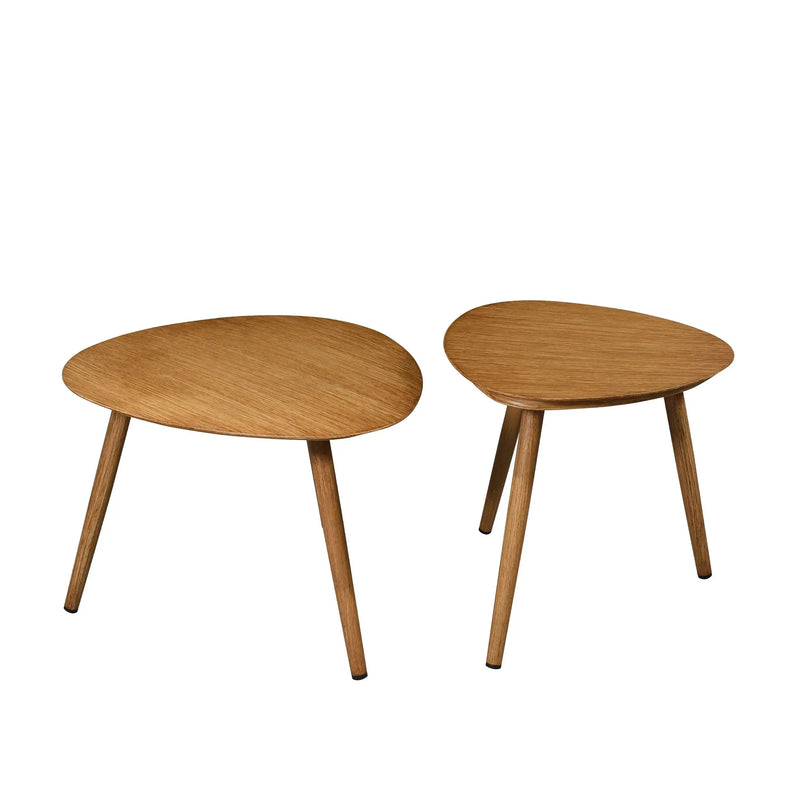 Cargue la imagen en el visor de la galería, Mesa (set) Bistro Circular Color Natural WOLF-wtbl CasaEaster