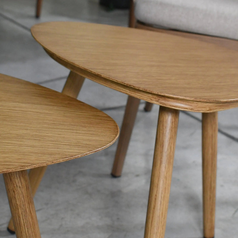 Cargue la imagen en el visor de la galería, Mesa (set) Bistro Circular Color Natural WOLF-wtbl CasaEaster