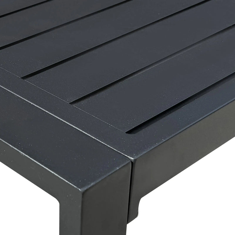 Cargue la imagen en el visor de la galería, Mesa bistro color Carbon Firas - SDT23411-CHA CasaEaster