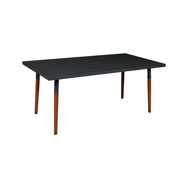 Cargue la imagen en el visor de la galería, Mesa de Centro de Aluminio Color Charcoal BELINAS-1095-B CasaEaster