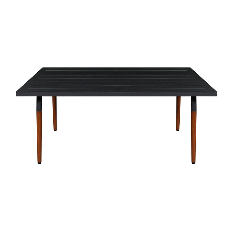 Cargue la imagen en el visor de la galería, Mesa de Centro de Aluminio Color Charcoal BELINAS-1095-B CasaEaster