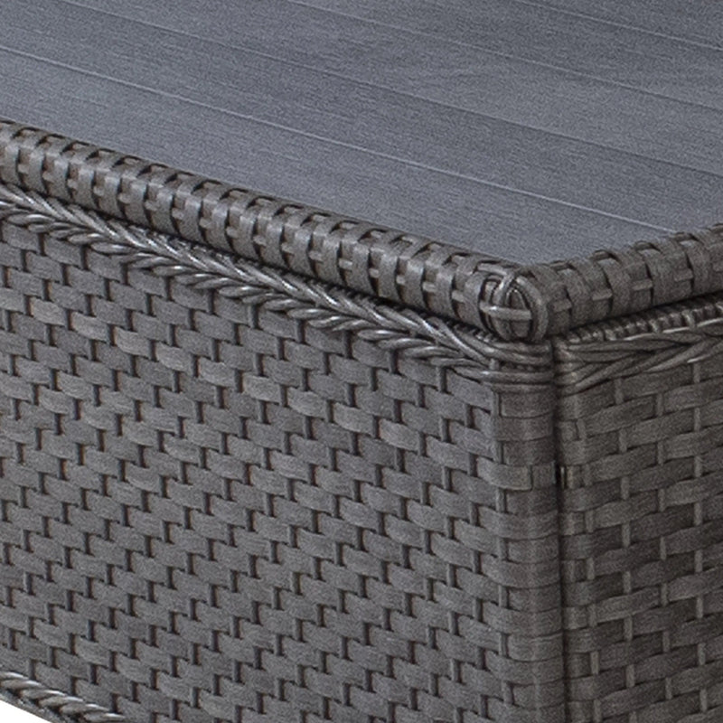Cargue la imagen en el visor de la galería, Mesa de Centro de Rattan Color Carbon ROANNE-HUC-967- CasaEaster