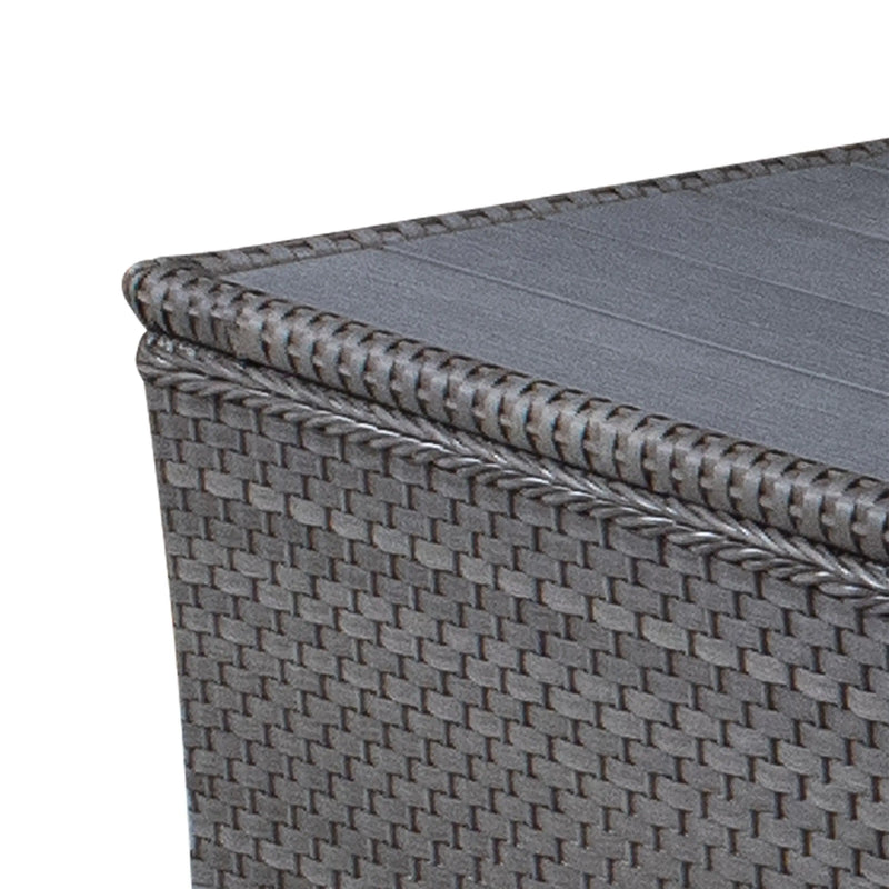 Cargue la imagen en el visor de la galería, Mesa de Centro de Rattan Color Carbon ROANNE-HUC-967- CasaEaster