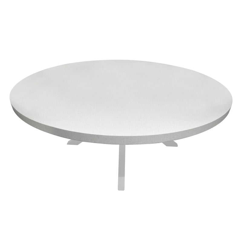 Cargue la imagen en el visor de la galería, Mesa de Comedor Redonda 1.7 M para exterior estilo redonda Color Blanco RIFT- 61499
