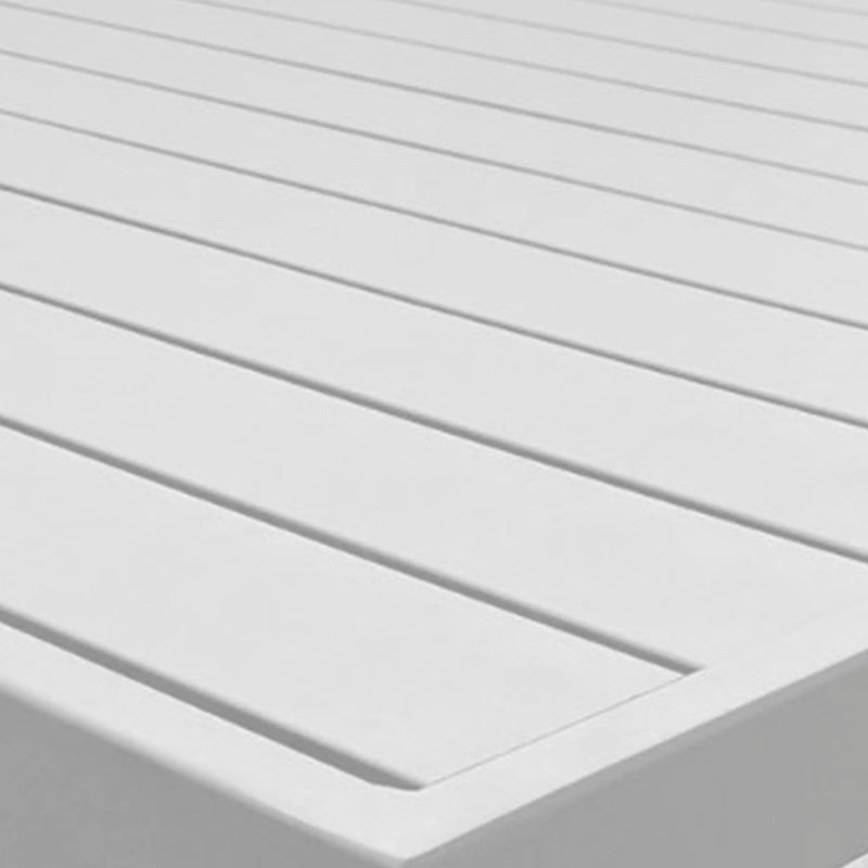 Cargue la imagen en el visor de la galería, Mesa de Comedor para interior y exterior de Aluminio Color Blanco ANCONA-GL3AQ-39727-164 CasaEaster