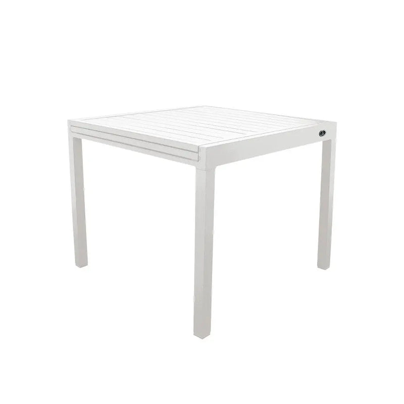 Cargue la imagen en el visor de la galería, Mesa de Comedor Expandible Baluteli 1.8 M para interior y exterior de Aluminio Color Blanco - HL3