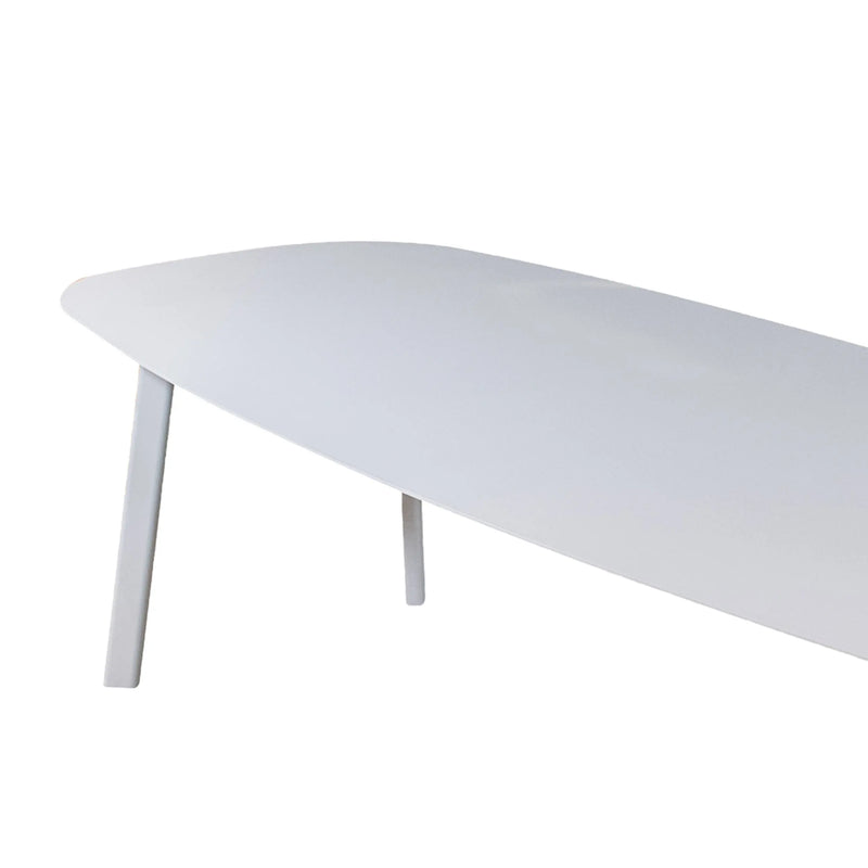 Cargue la imagen en el visor de la galería, Mesa de Comedor para interior y exterior de Aluminio Color Blanco ELIPSA-999 CasaEaster