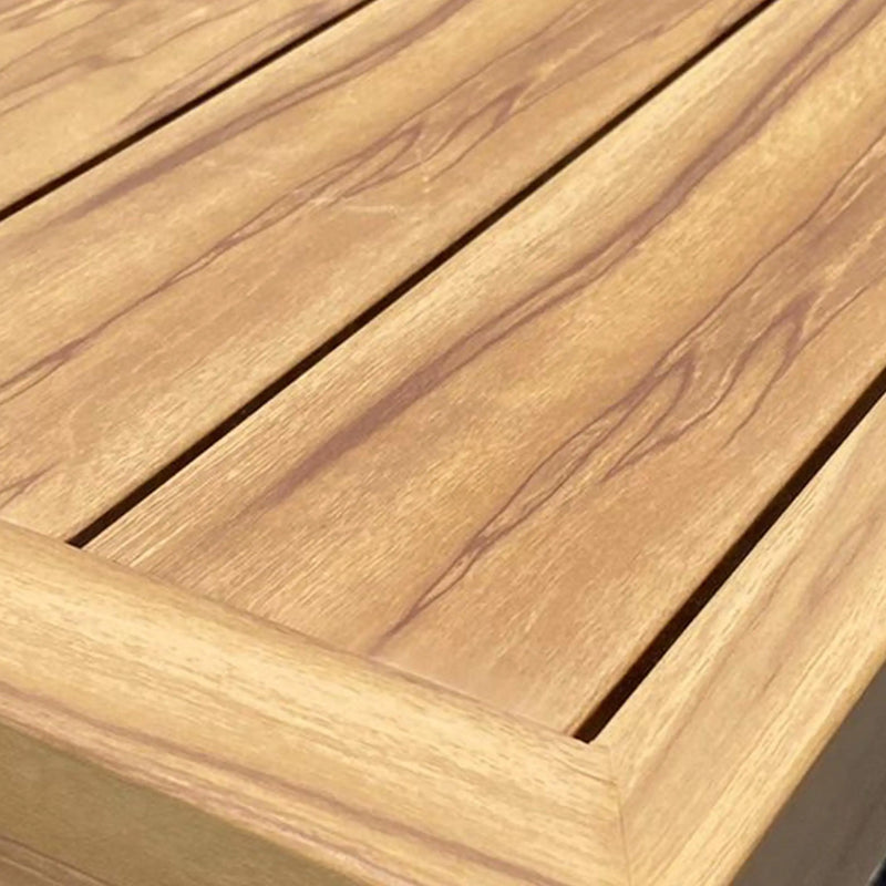 Cargue la imagen en el visor de la galería, Mesa de Comedor Rectangular 2.2 M para interior y exterior de Aluminio Color Blanco EMILIE-75688