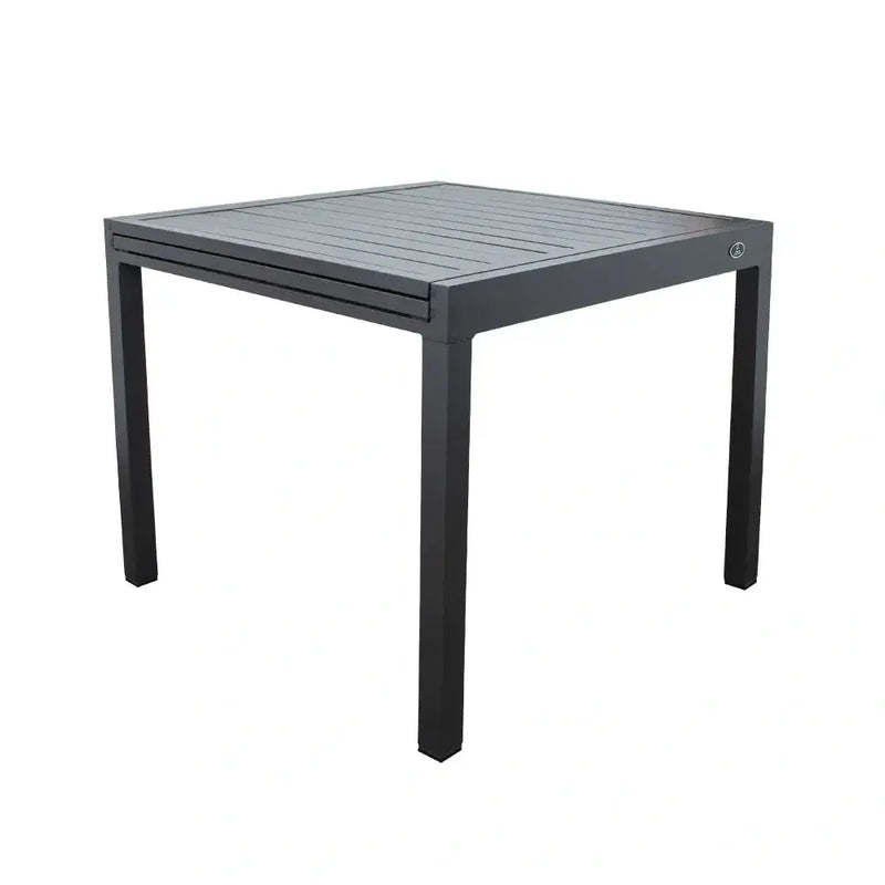 Cargue la imagen en el visor de la galería, Mesa de Comedor Expandible Baluteli 1.8 M para interior y exterior de Aluminio Color Carbon - HLT2