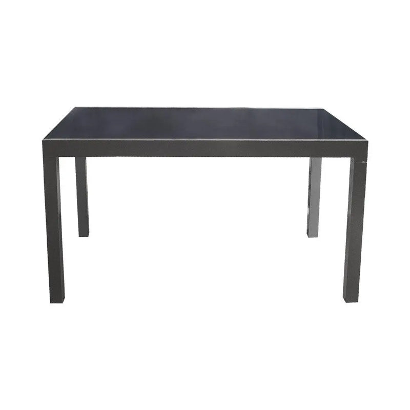 Cargue la imagen en el visor de la galería, Mesa de Comedor Expandible 1.4 M / 2.8 M para interior y exterior de Aluminio Color Carbon MESSI- T11