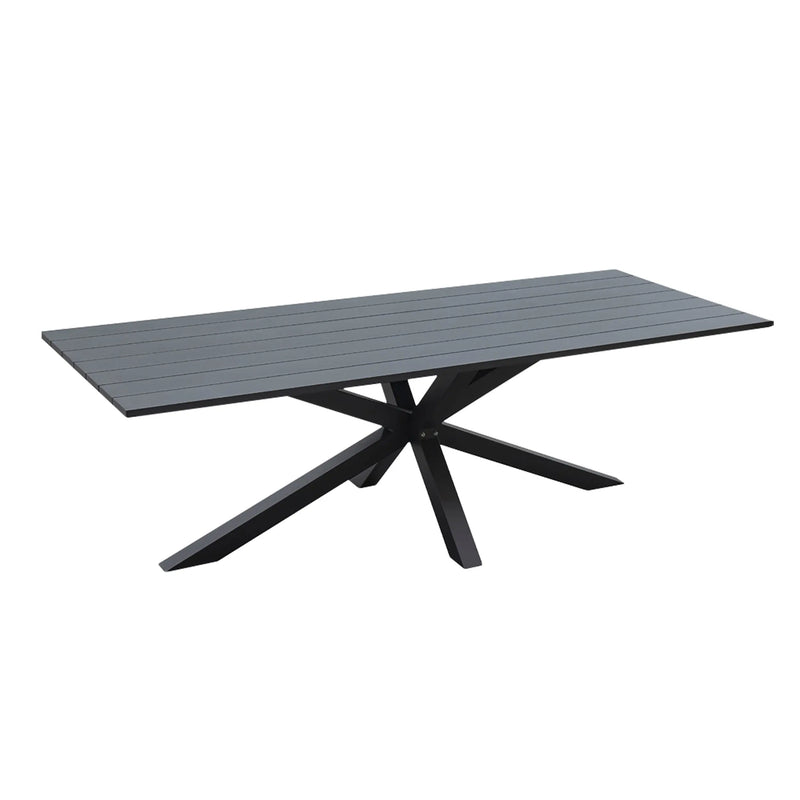 Cargue la imagen en el visor de la galería, Mesa de Comedor para interior y exterior de Aluminio Color Carbon VIENA-CT026-CHA CasaEaster