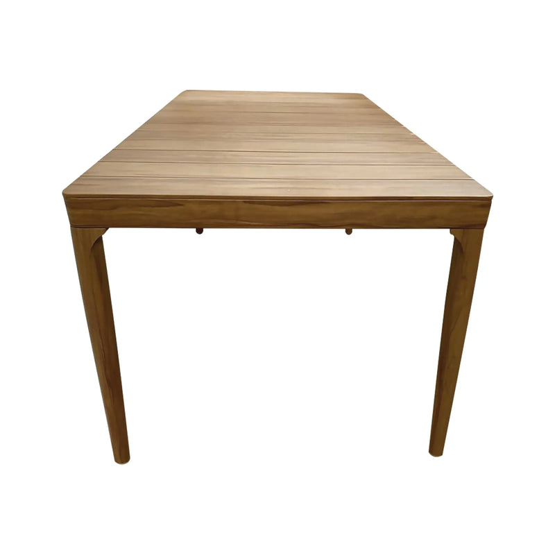 Cargue la imagen en el visor de la galería, Mesa de Comedor para interior y exterior de Aluminio Color Madera WOOD LOOK-GLAQ-335712-3831-KD CasaEaster