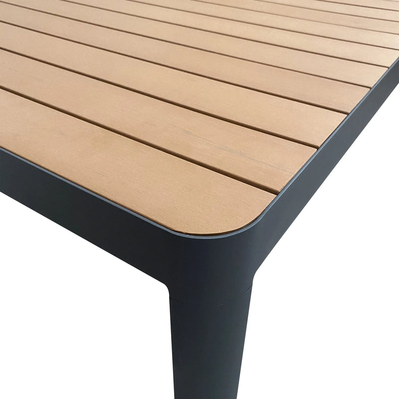 Cargue la imagen en el visor de la galería, Mesa de Comedor para interior y exterior de Aluminio y Polywood NETHERLANDS-CT021 CasaEaster