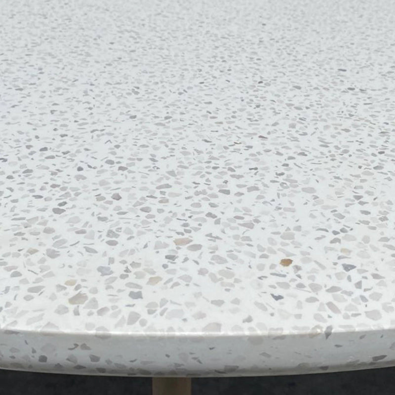 Cargue la imagen en el visor de la galería, Mesa de Comedor para interior y exterior estilo redonda Color Blanco TALARA-HUC28310 CasaEaster