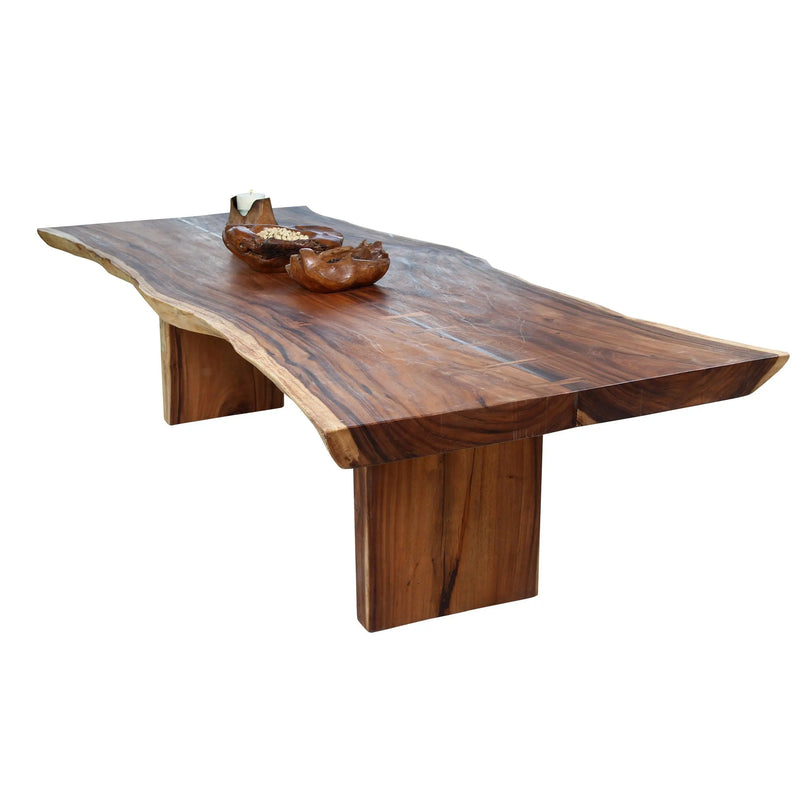 Cargue la imagen en el visor de la galería, Mesa de Comer Rectangular 2.5 M para Interior Color Natural ZIPPER-130988.02