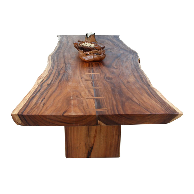 Cargue la imagen en el visor de la galería, Mesa de Comer Rectangular 2.5 M para Interior Color Natural ZIPPER-130988.02