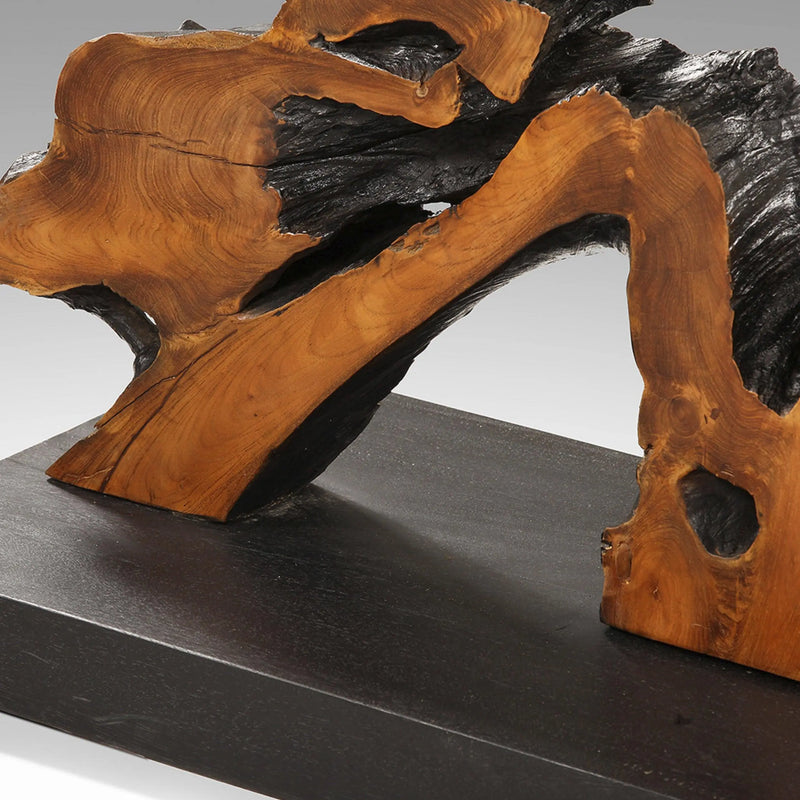 Cargue la imagen en el visor de la galería, Mesa de Recibidor 1.5 M para interior Color Natural- Negro AEGON CONSOLE-133663