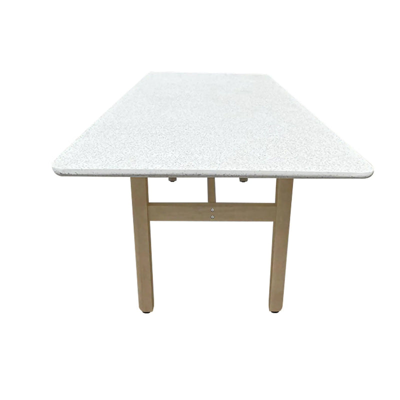 Cargue la imagen en el visor de la galería, Mesa para Comedor Rectangular de Madera Teca Color Blnaca TALARA - HUC37289-1 CasaEaster