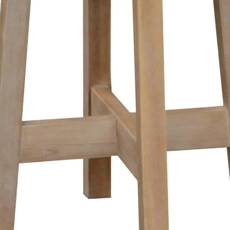 Cargue la imagen en el visor de la galería, Mesa para Exterior e Interior de Madera Teca Color Natural RIMINI BISTRO- 8187 CasaEaster