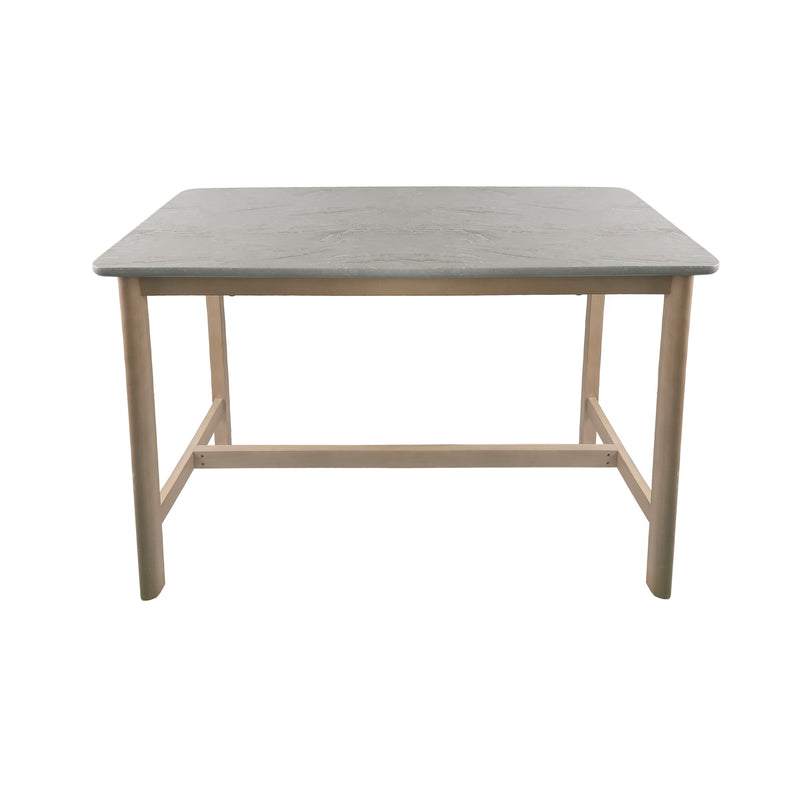Cargue la imagen en el visor de la galería, Mesa Alta de Barra Talara 1.6 M de Madera Acacia color Gris - HUC38131-GR