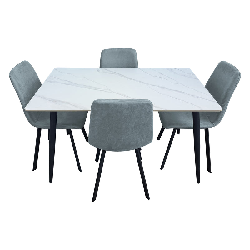 Cargue la imagen en el visor de la galería, Comedor Nado 1.4 M + 4 Sillas DC052 - NADO-DC