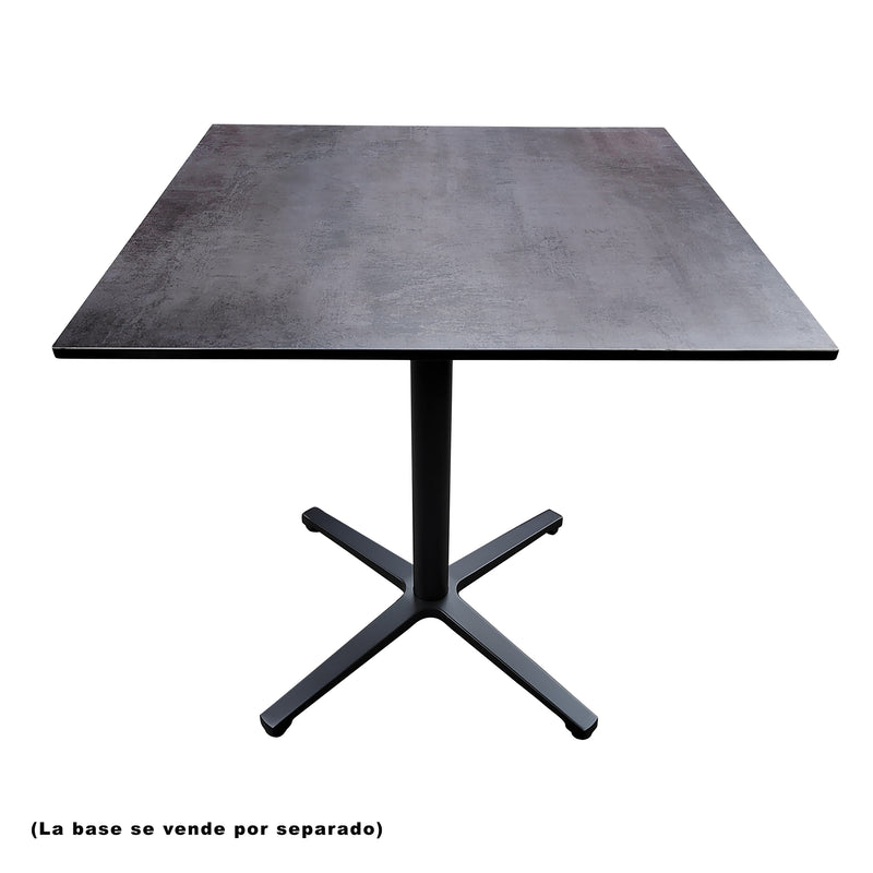 Cargue la imagen en el visor de la galería, Cubierta de Mesa Naria color Carbon cuadrada 70x70 - HY801450-CH