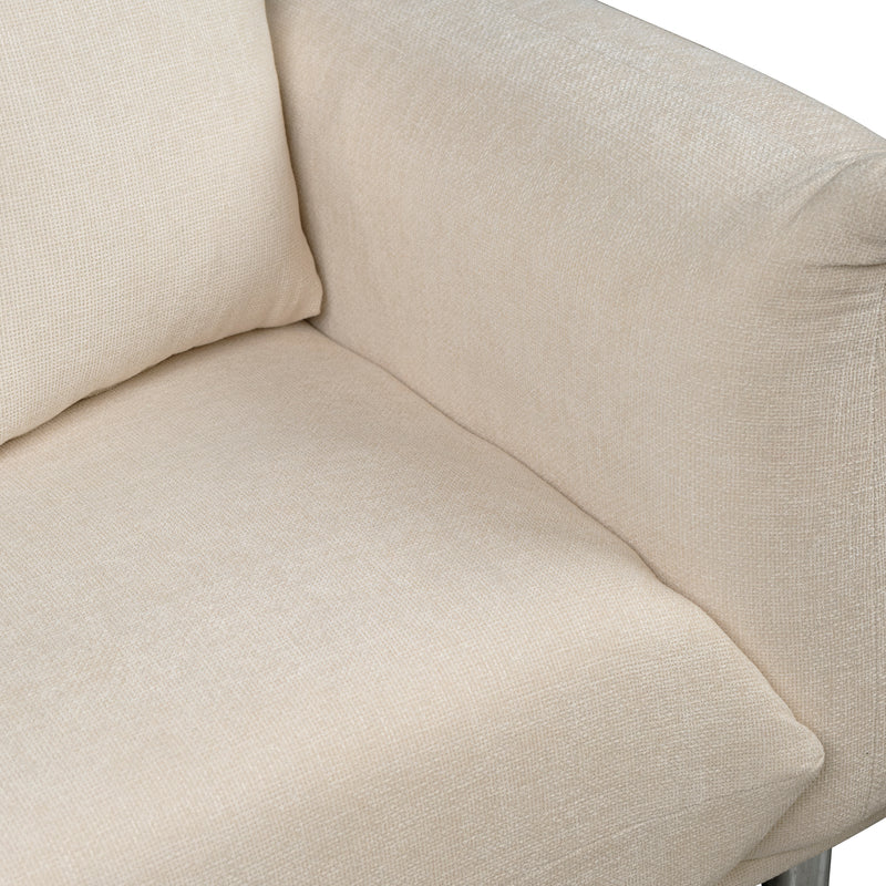 Cargue la imagen en el visor de la galería, Sofá Triple de Interior Neucler de 2 piezas color Beige - 762693