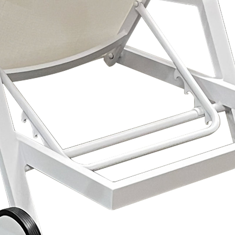 Cargue la imagen en el visor de la galería, Camastro para exterior color Blanco Madrid - GF6326-WH