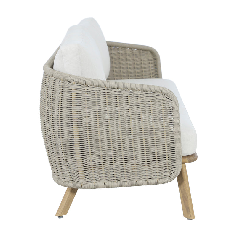 Load image into Gallery viewer, Set triple Norah de madera para exterior color natural - HUC