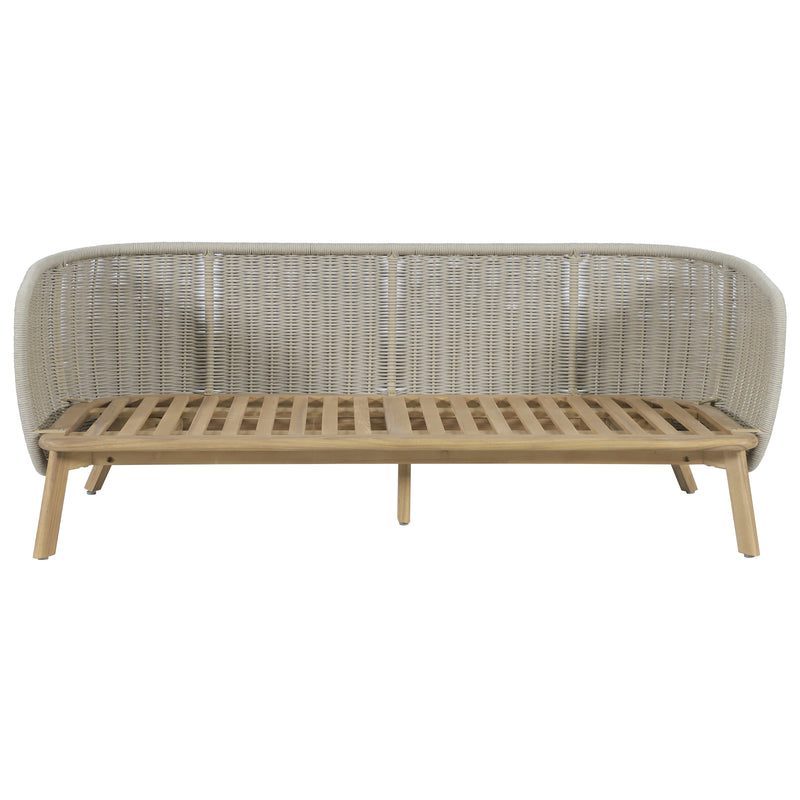 Load image into Gallery viewer, Set triple Norah de madera para exterior color natural - HUC