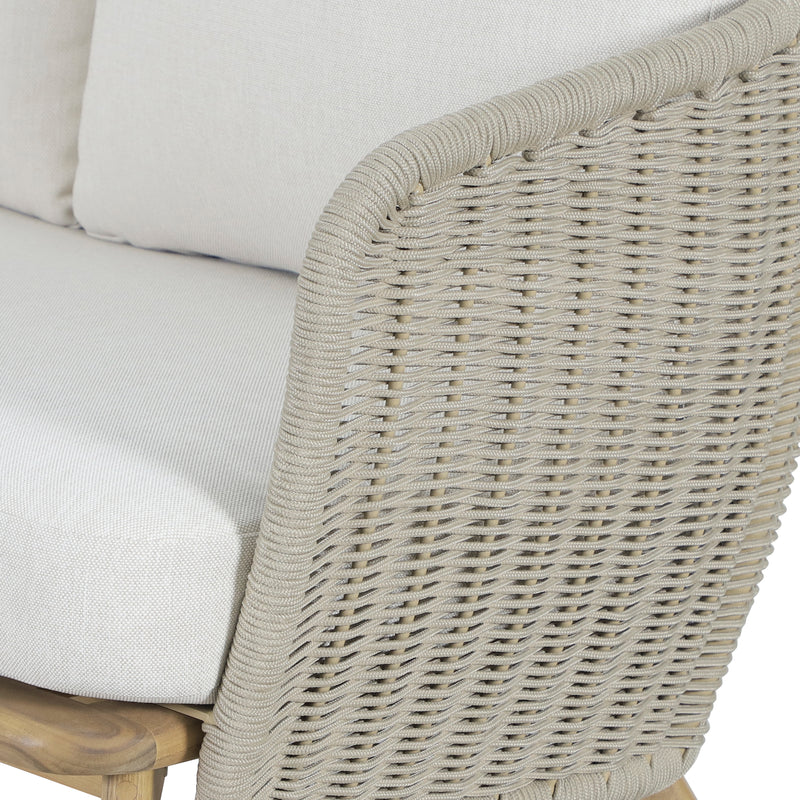 Load image into Gallery viewer, Set triple Norah de madera para exterior color natural - HUC