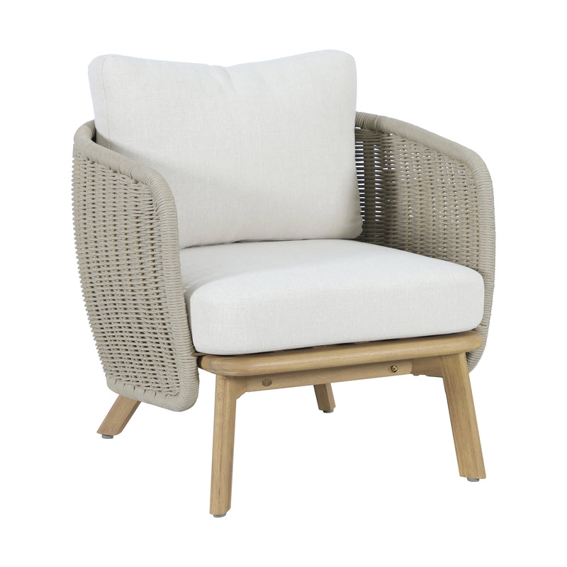 Load image into Gallery viewer, Set triple Norah de madera para exterior color natural - HUC