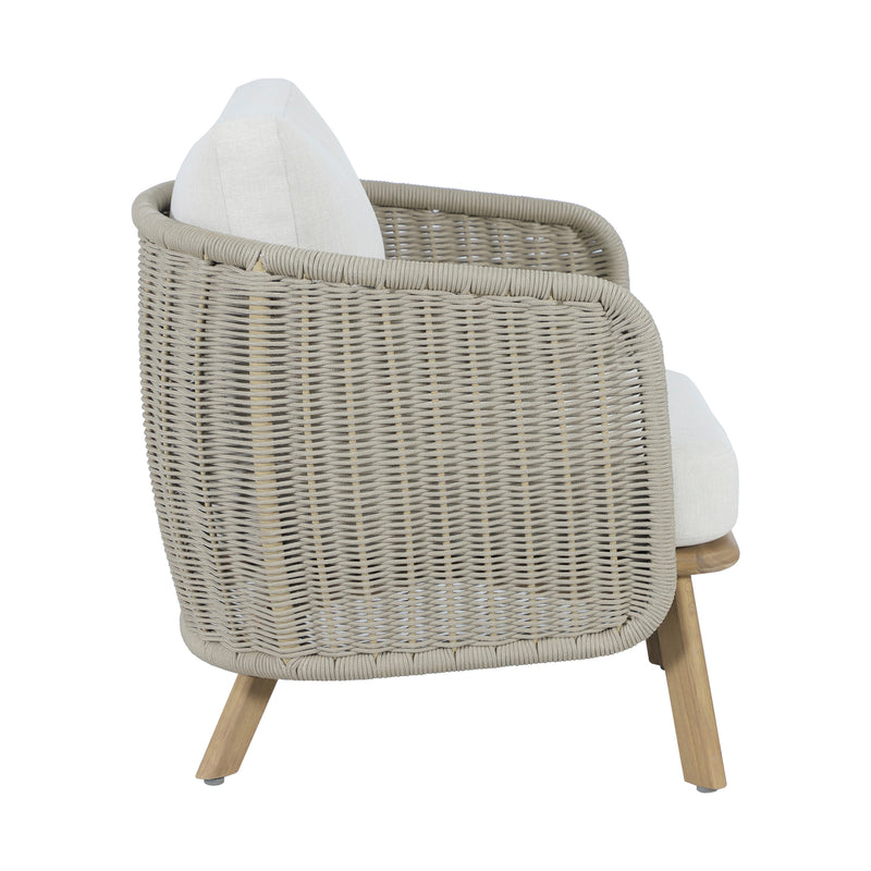 Load image into Gallery viewer, Set triple Norah de madera para exterior color natural - HUC