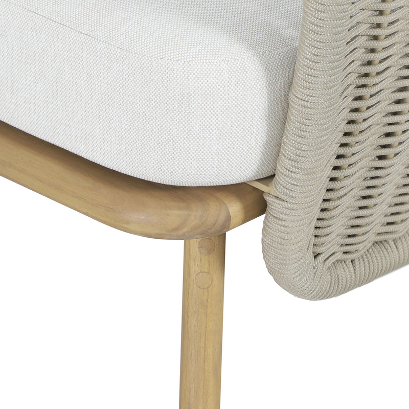 Load image into Gallery viewer, Set triple Norah de madera para exterior color natural - HUC