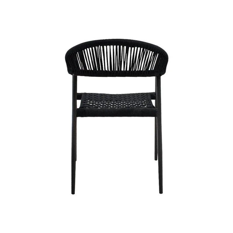Cargue la imagen en el visor de la galería, Silla de Lazo para Exterior e Interior Color Gris/Negro MONA 3000-ZF002