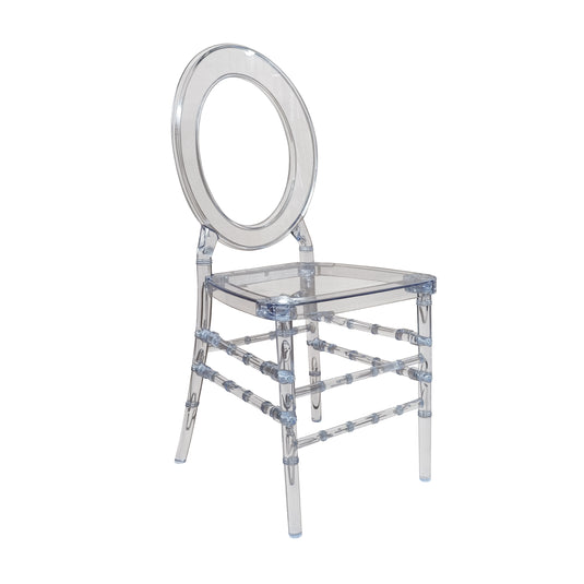 Silla para Exterior e Interior de Resina Color Transparente OK PC64A - 9SL05