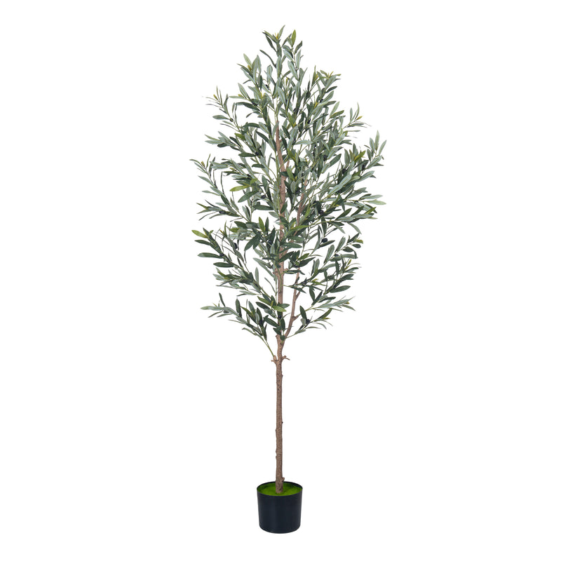 Cargue la imagen en el visor de la galería, Planta Decorativa Artificial para Exterior y Interior con 1.8m Alto, NEW OLIVE TREE - 201018-180