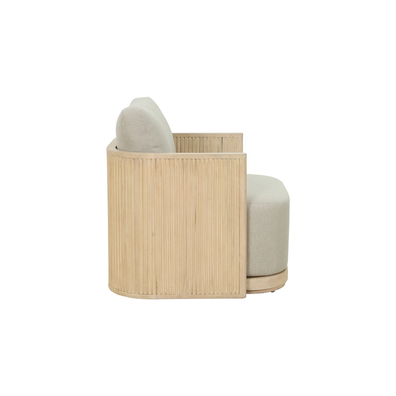 Cargue la imagen en el visor de la galería, Set doble de madera Olympe color natural - HUC40896-DOB