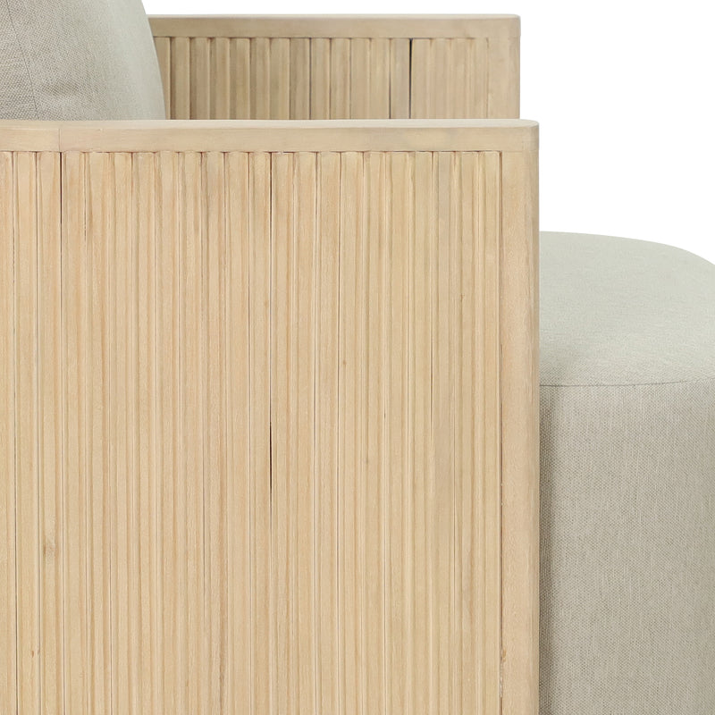 Cargue la imagen en el visor de la galería, Set triple de Madera Olympe color natural - HUC40895-TRI